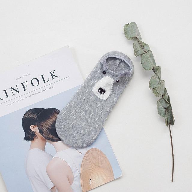 Lisslune | Cute sneaker socks with animal motif