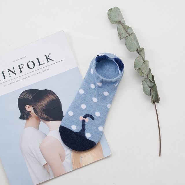 Lisslune | Cute sneaker socks with animal motif