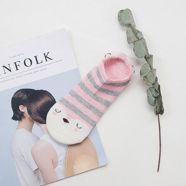 Lisslune | Cute sneaker socks with animal motif