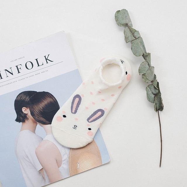 Lisslune | Cute sneaker socks with animal motif
