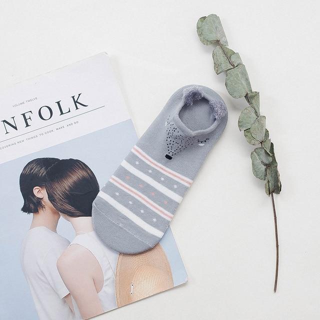 Lisslune | Cute sneaker socks with animal motif