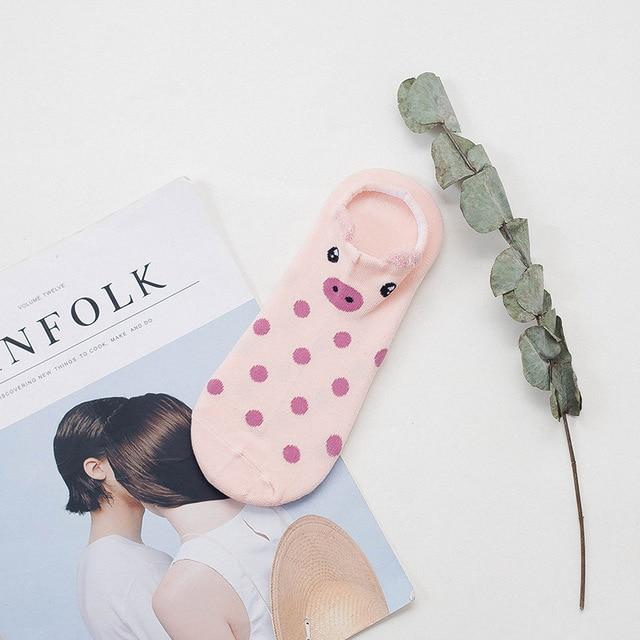 Lisslune | Cute sneaker socks with animal motif