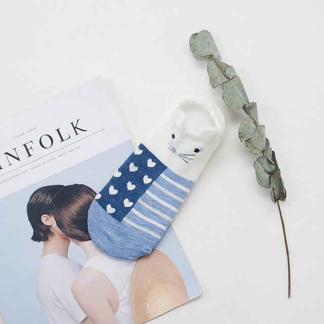 Lisslune | Cute sneaker socks with animal motif