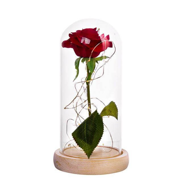 Lisslune | 1Pcs Beast Red Rose Flower Vase