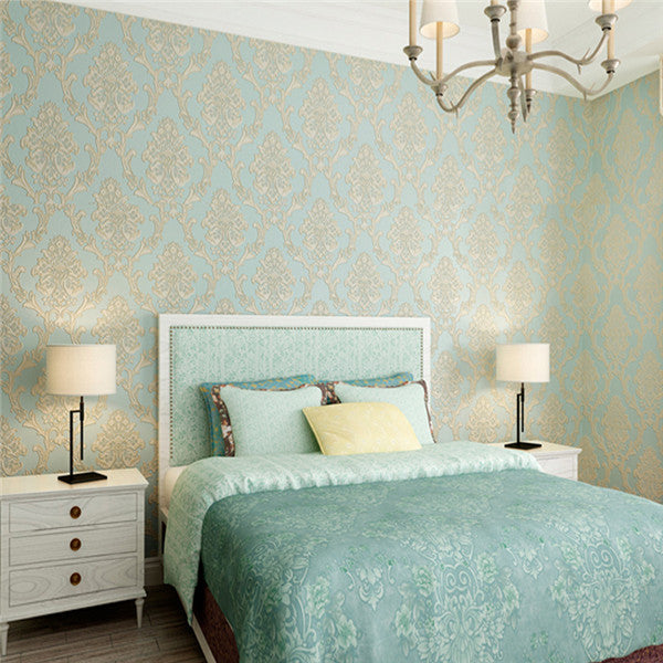 Lisslune | 3D Embossed Luxury Classic Wall Papers