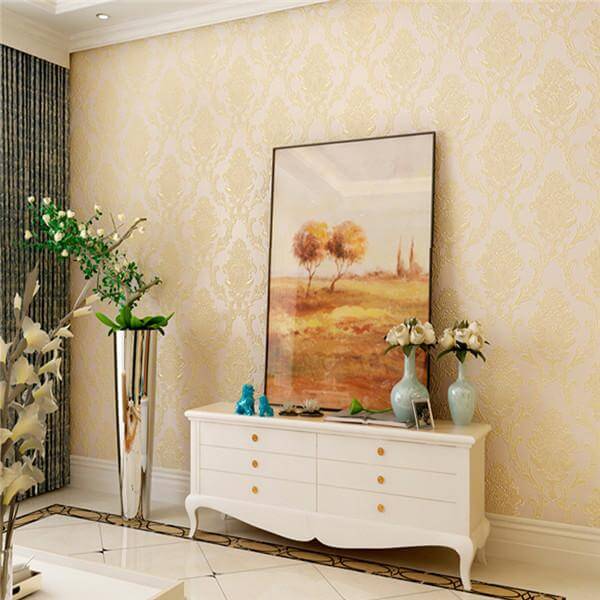 Lisslune | 3D Embossed Luxury Classic Wall Papers