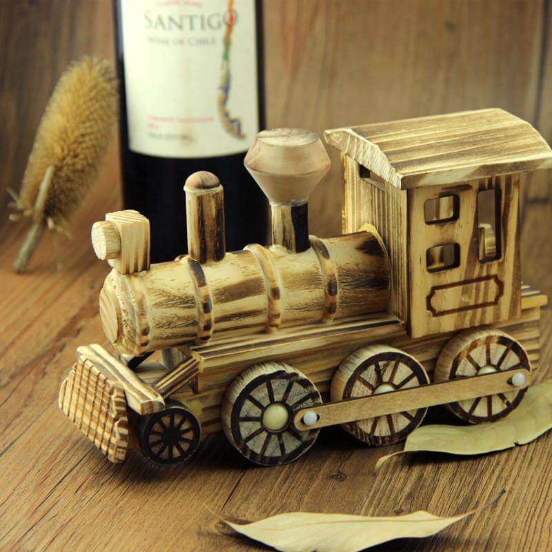 Lisslune | Handmade Handicrafts Wooden Locomotive