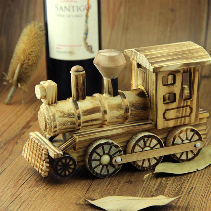 Lisslune | Handmade Handicrafts Wooden Locomotive