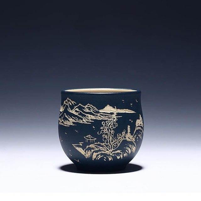 Lisslune | Handmade Landscape Pattern Chinese Tea Cup