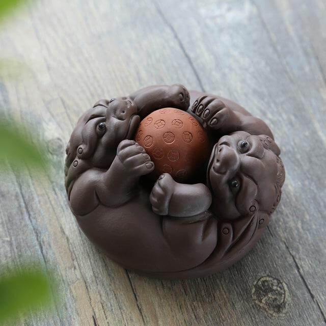 Lisslune | Japanese Creative Toad Tea Pet Set