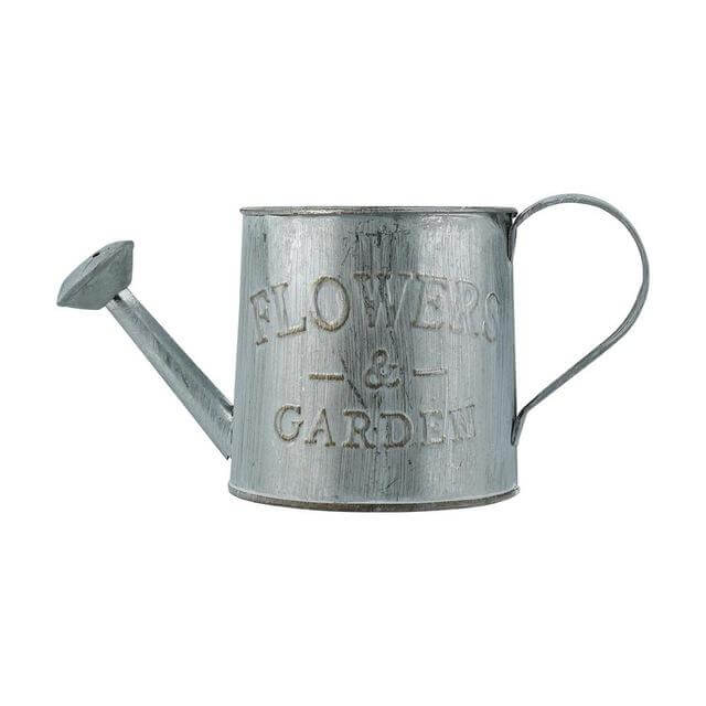 Lisslune | Vintage Mini Kettle Flowers Iron Bucket Vase