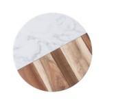 Lisslune | Luxury Marble-Wood Cheese Board