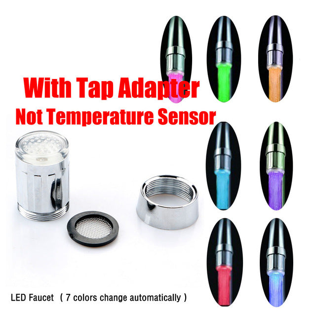 Lisslune | Colorful Temperature Sensor Faucet Tap