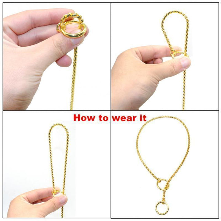 Lisslune | Big Hip Hop Chains Dog Collar 15mm