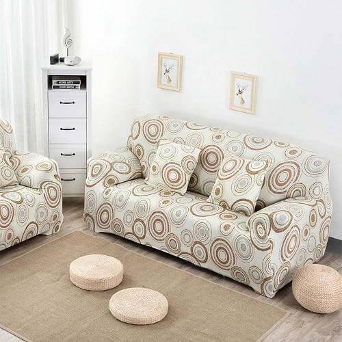 Lisslune | Universal Modern Colorful Cute Loveseat Sofa Covers