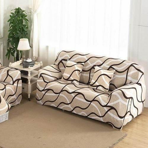 Lisslune | Universal Modern Colorful Cute Loveseat Sofa Covers