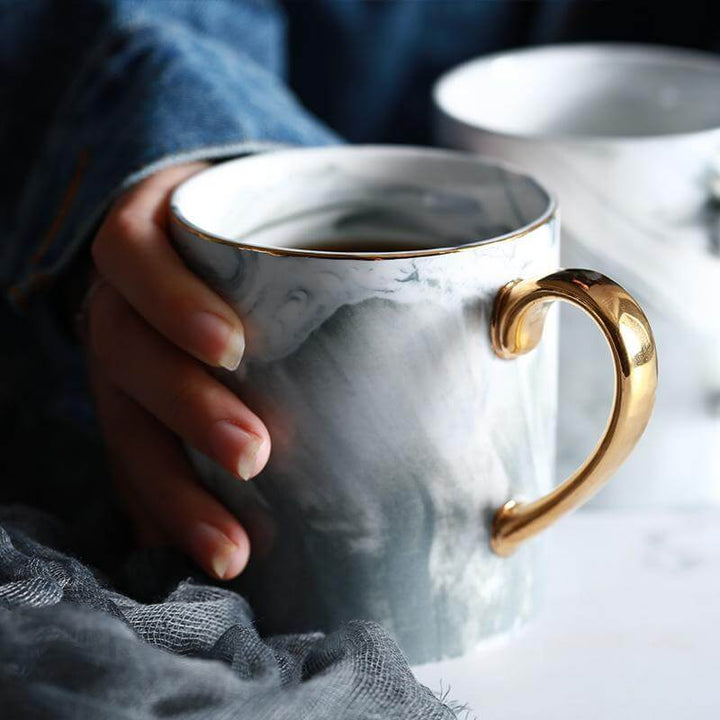 Lisslune | European Marble Porcelain Mug