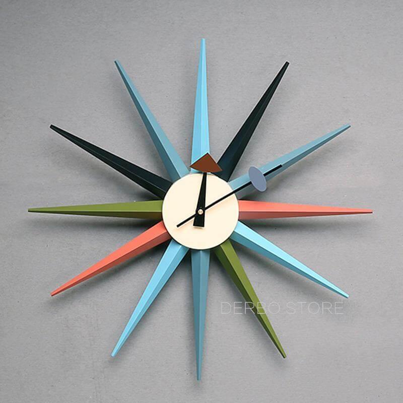 Lisslune | Modern Design Starburst Shape Wall Clock