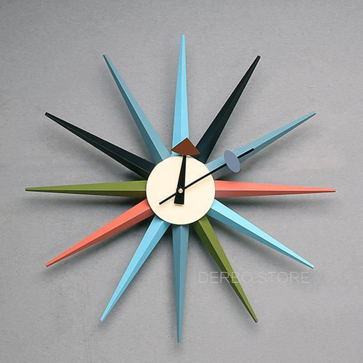 Lisslune | Modern Design Starburst Shape Wall Clock