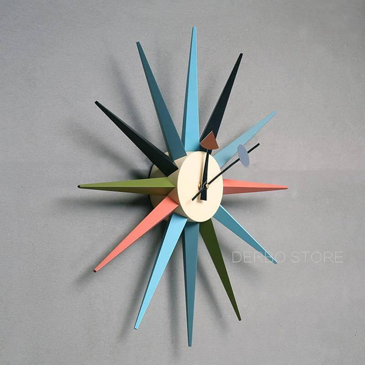 Lisslune | Modern Design Starburst Shape Wall Clock