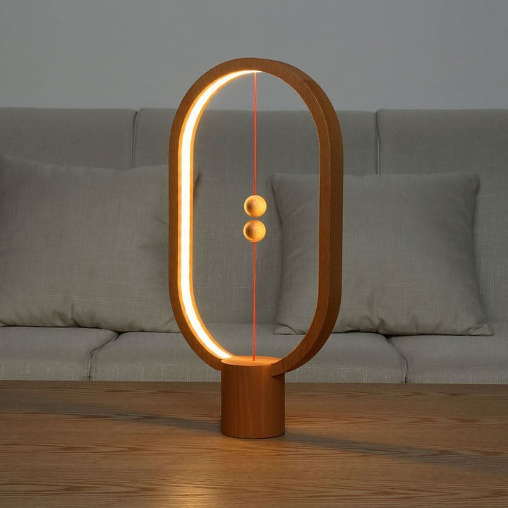 Lisslune | Wood LED Table Lamp with Magnetic Switch