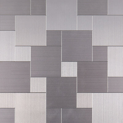 Lisslune | 3D Metal Self Adhesive Brick Wall Stickers