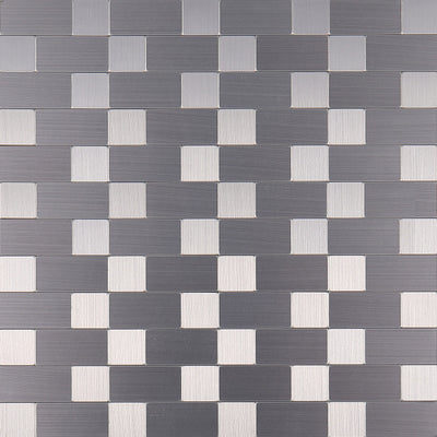 Lisslune | 3D Metal Self Adhesive Brick Wall Stickers