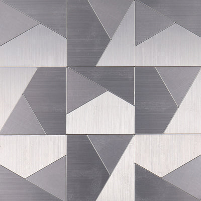 Lisslune | 3D Metal Self Adhesive Brick Wall Stickers
