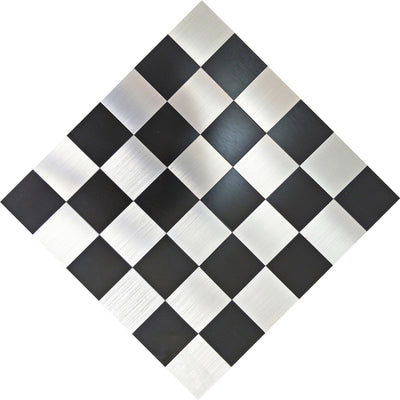 Lisslune | 3D Metal Self Adhesive Brick Wall Stickers