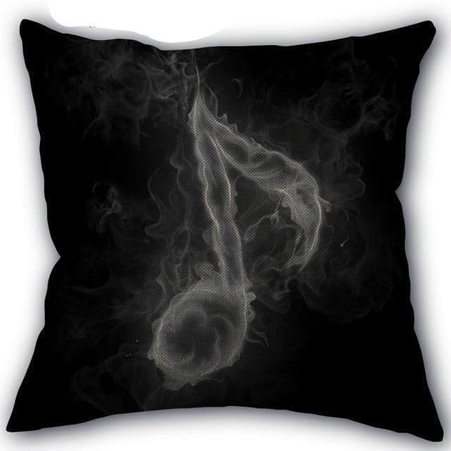 Lisslune | Decorative Comfy Musical Notes Pillow Case