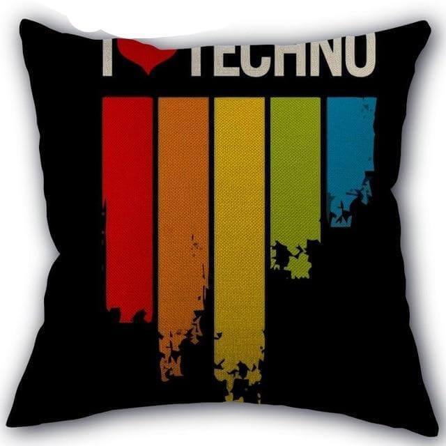 Lisslune | Decorative Comfy Musical Notes Pillow Case
