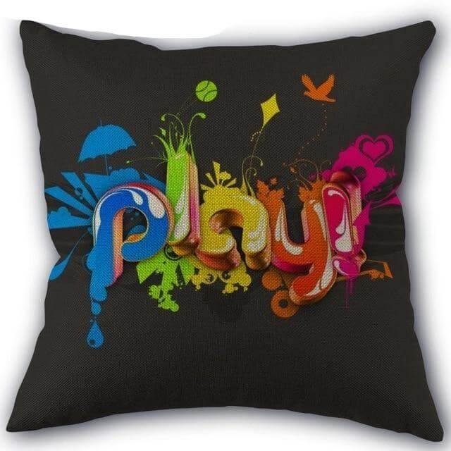 Lisslune | Decorative Comfy Musical Notes Pillow Case