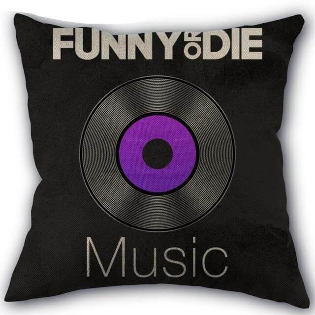 Lisslune | Decorative Comfy Musical Notes Pillow Case