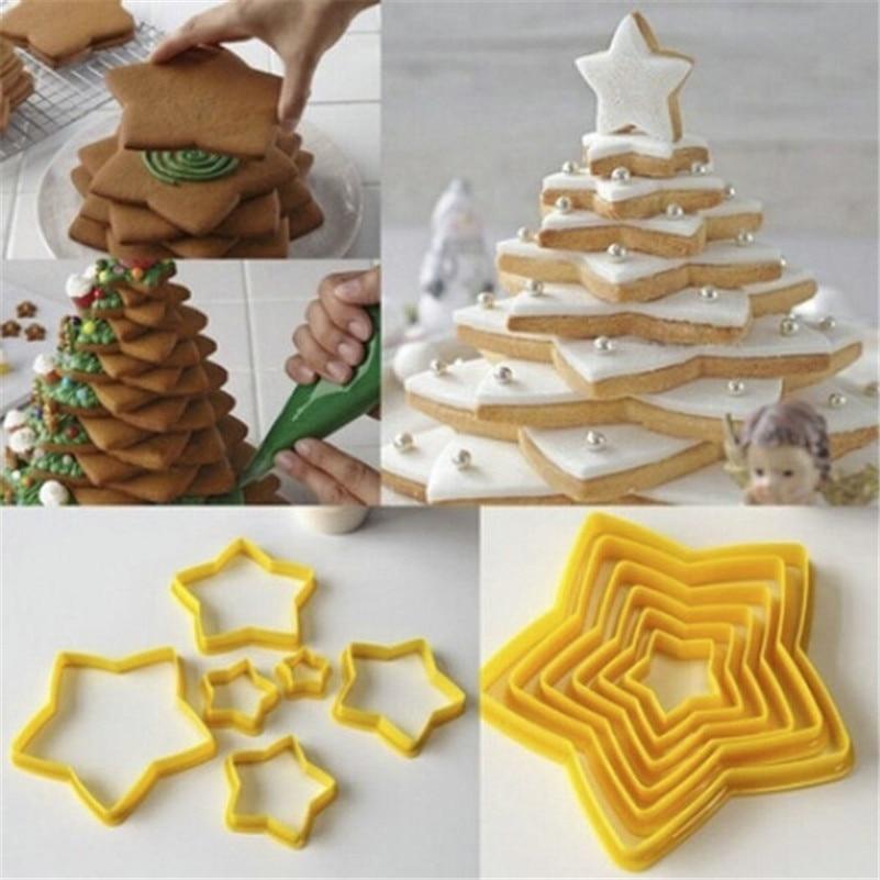 Lisslune | 3D Cookie Christmas Tree Cookie Cutter Set