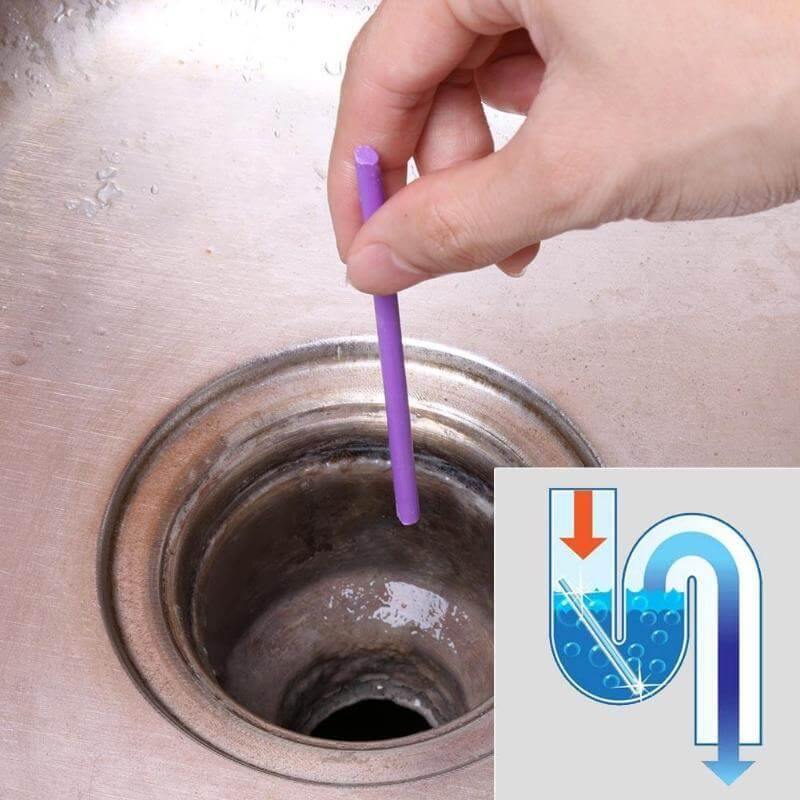 Lisslune | 12/set Oil Decontamination Kitchen Toilet Drain Cleaner