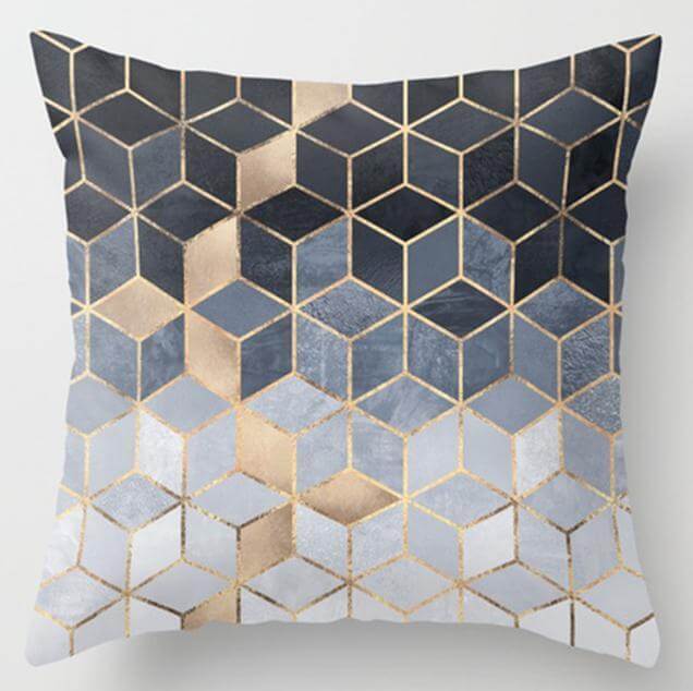 Lisslune | Irregular Triangle Pattern Pillow Cases