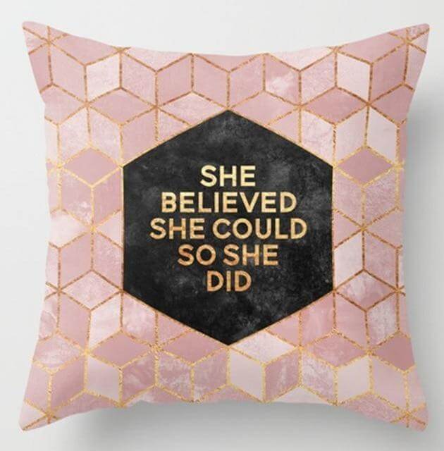 Lisslune | Irregular Triangle Pattern Pillow Cases