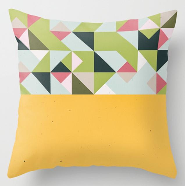 Lisslune | Irregular Triangle Pattern Pillow Cases