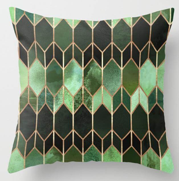 Lisslune | Irregular Triangle Pattern Pillow Cases