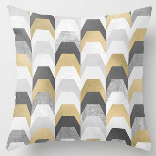 Lisslune | Irregular Triangle Pattern Pillow Cases