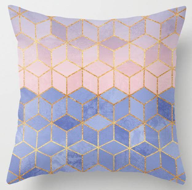 Lisslune | Irregular Triangle Pattern Pillow Cases