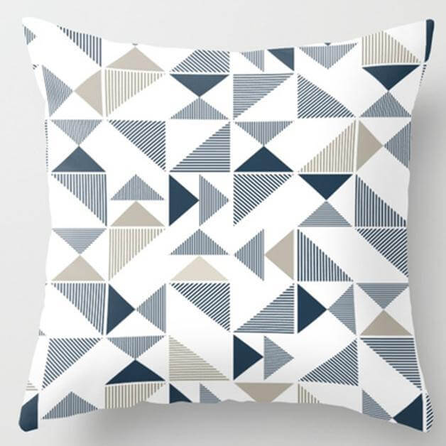 Lisslune | Irregular Triangle Pattern Pillow Cases
