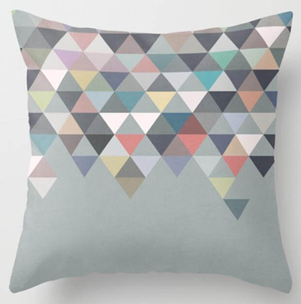Lisslune | Irregular Triangle Pattern Pillow Cases