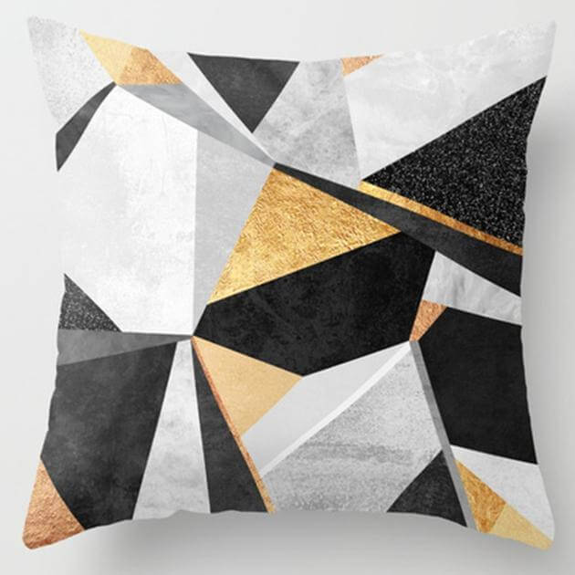 Lisslune | Irregular Triangle Pattern Pillow Cases