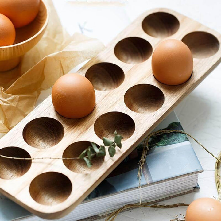 Lisslune | Wooden Japanese Style Egg Storage Box