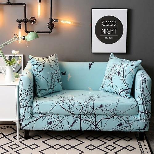 Lisslune | Universal Modern Colorful Cute Loveseat Sofa Covers