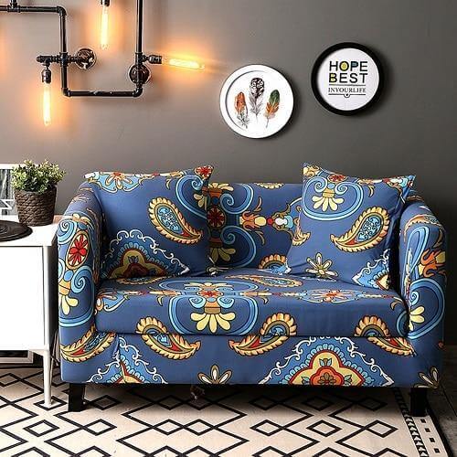 Lisslune | Universal Modern Colorful Cute Loveseat Sofa Covers