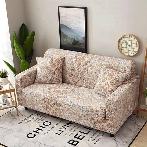 Lisslune | Universal Modern Colorful Cute Loveseat Sofa Covers
