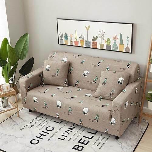 Lisslune | Universal Modern Colorful Cute Loveseat Sofa Covers