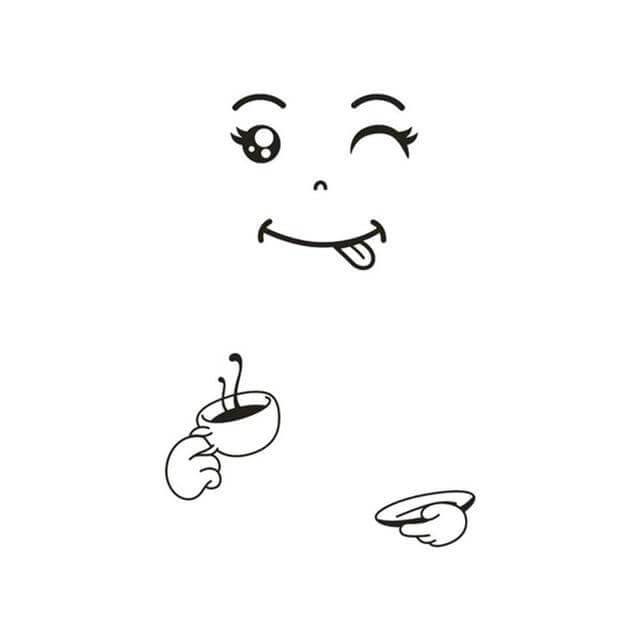 Lisslune | Smile Face Yummy Fridge Stickers
